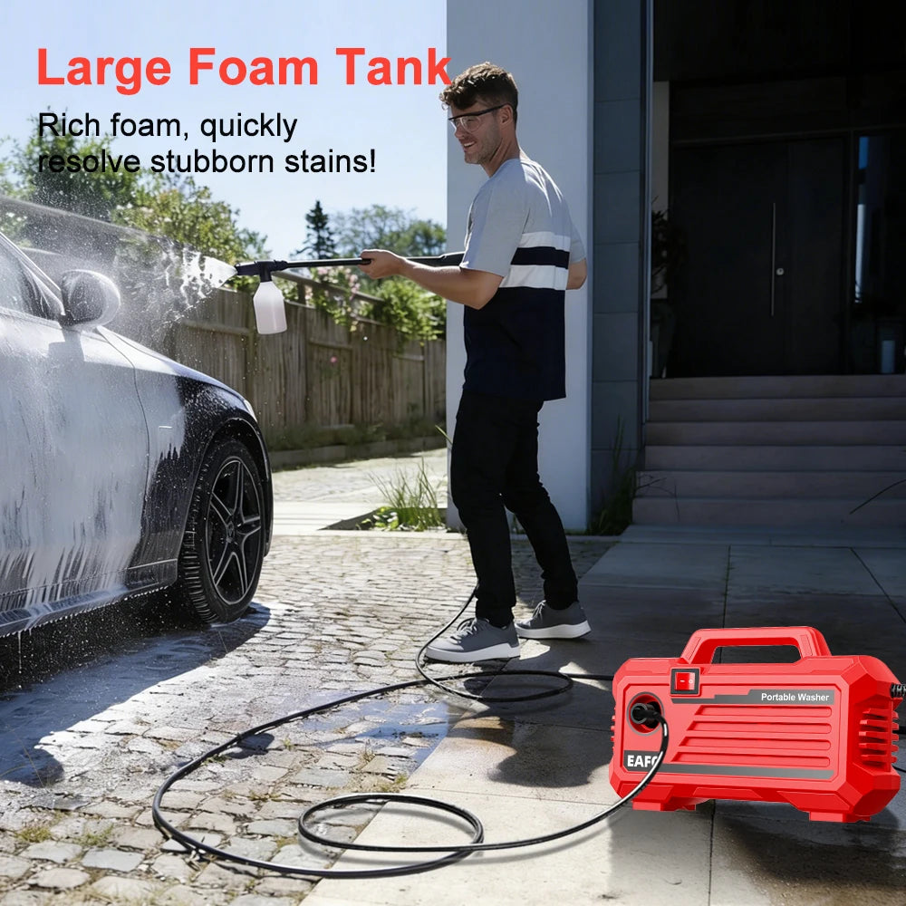 Eafc Newest 2000w Electric High Pressure Washer Powerful