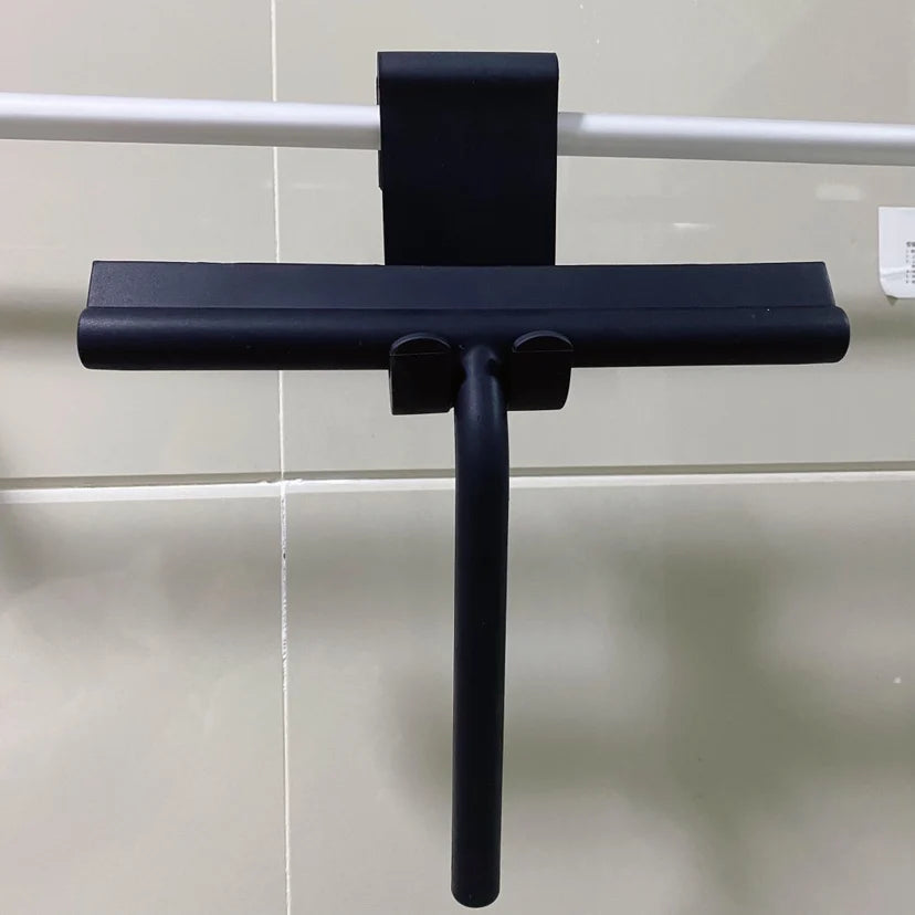 Shower Squeegee Glass Clean Scraper Washing Wiper Hanger