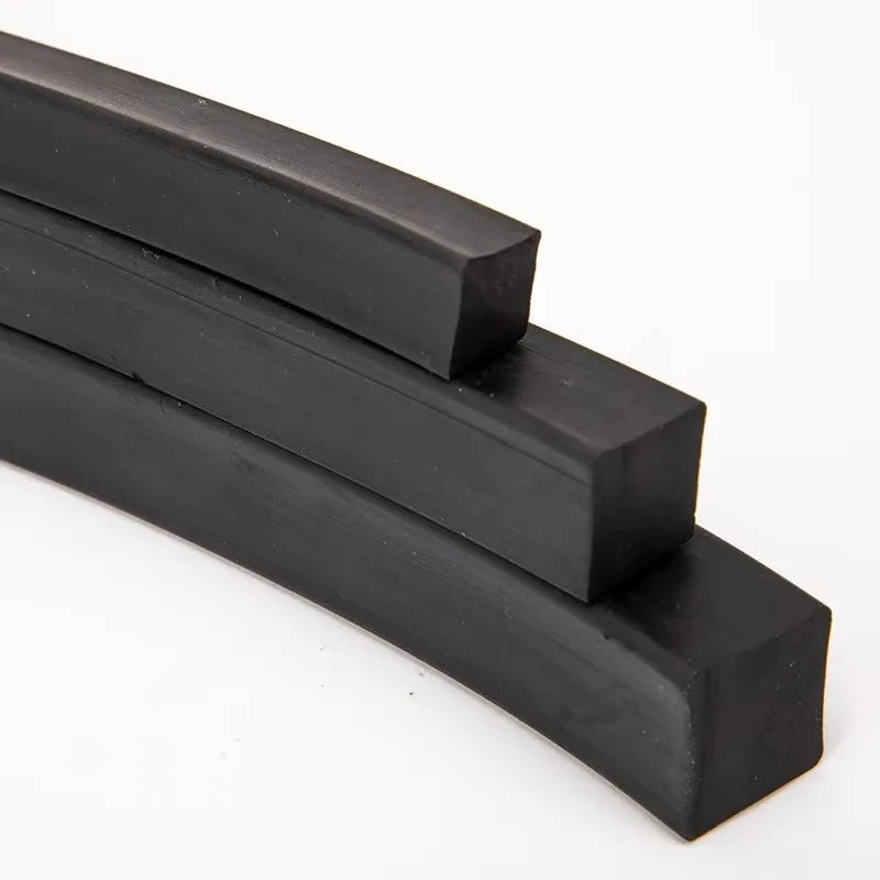 Black Epdm Rubber Foam Sponge Bar Seal Strip
