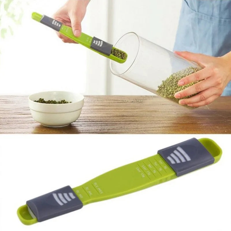 Measuring Spoon Adjustable Baking Measuring Spoon Scale Reusable