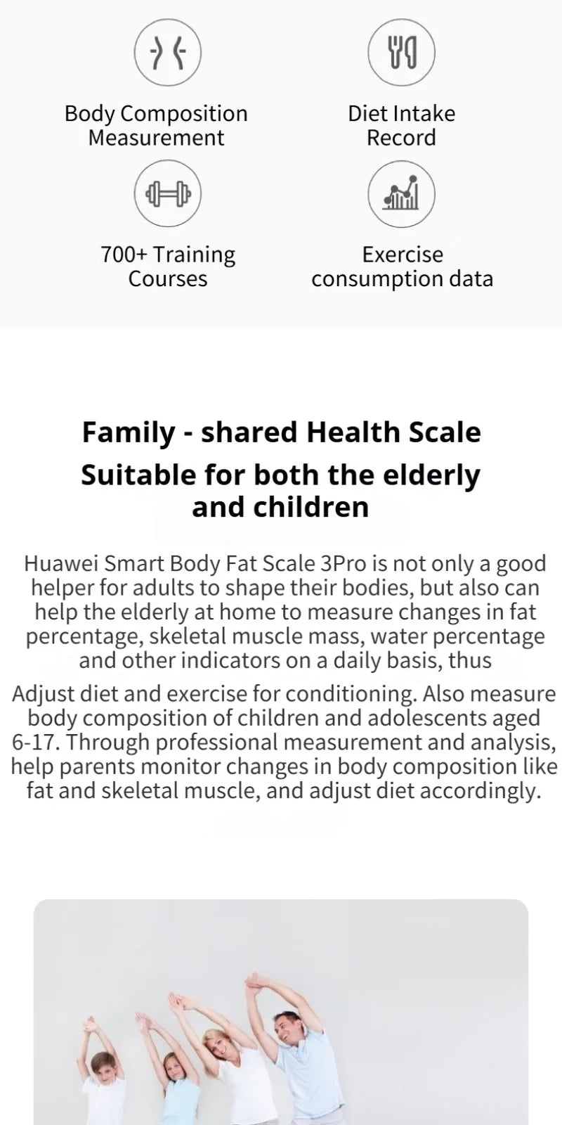 Huawei Body Fat Scale Pro Wifi Bluetooth Precision