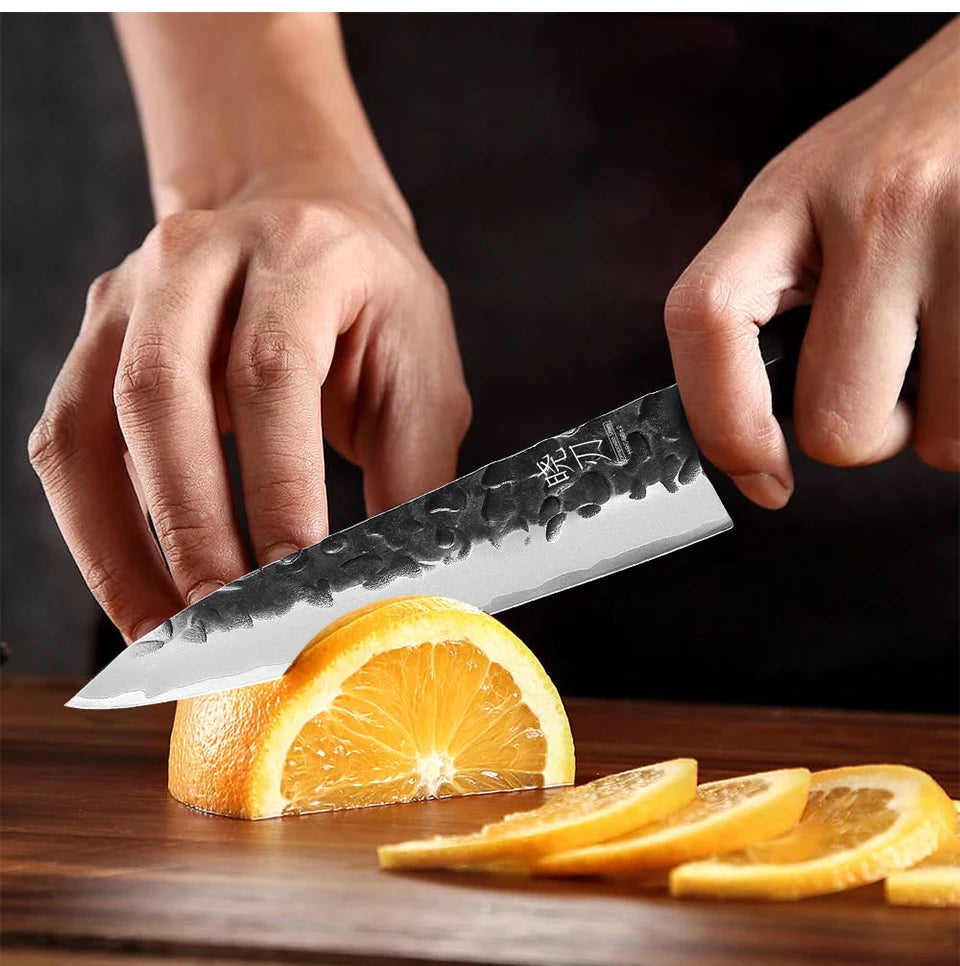 Utility Knife Layer Composite Steel Professional Chef Knives