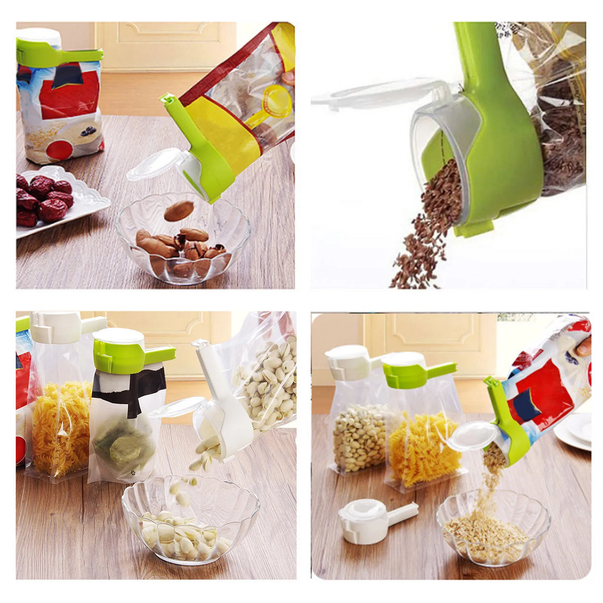 Bag Clips Food Storage Sealing Clips Pour Spouts