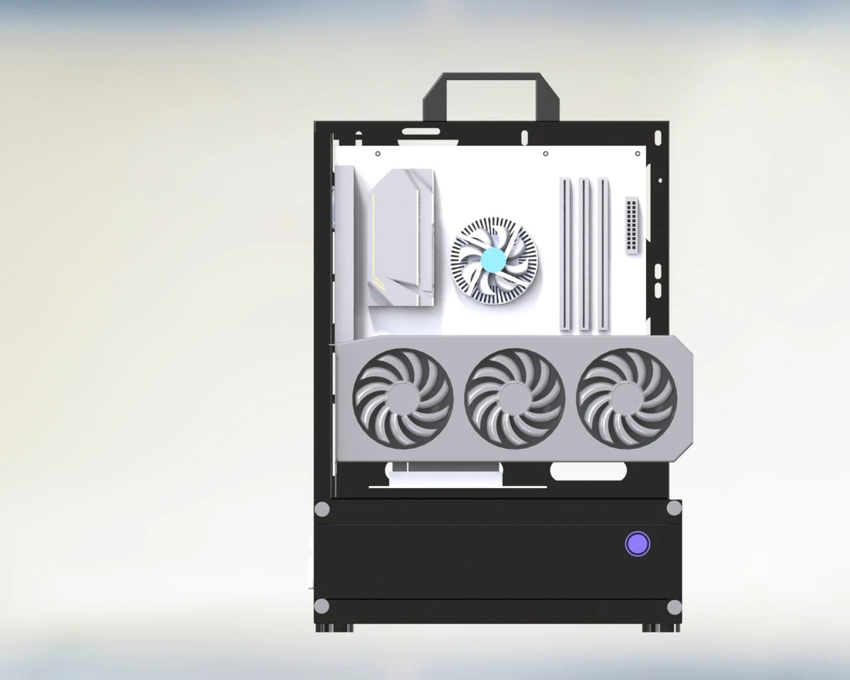 Open Frame Pc Case 240/360 Liquid & Air
