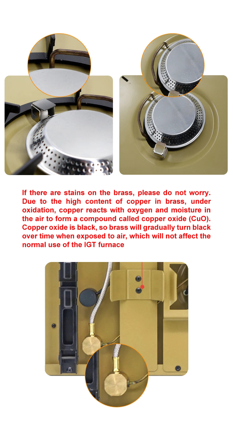 Westtune Igt Gas Stove Burner Strong Fire Heater