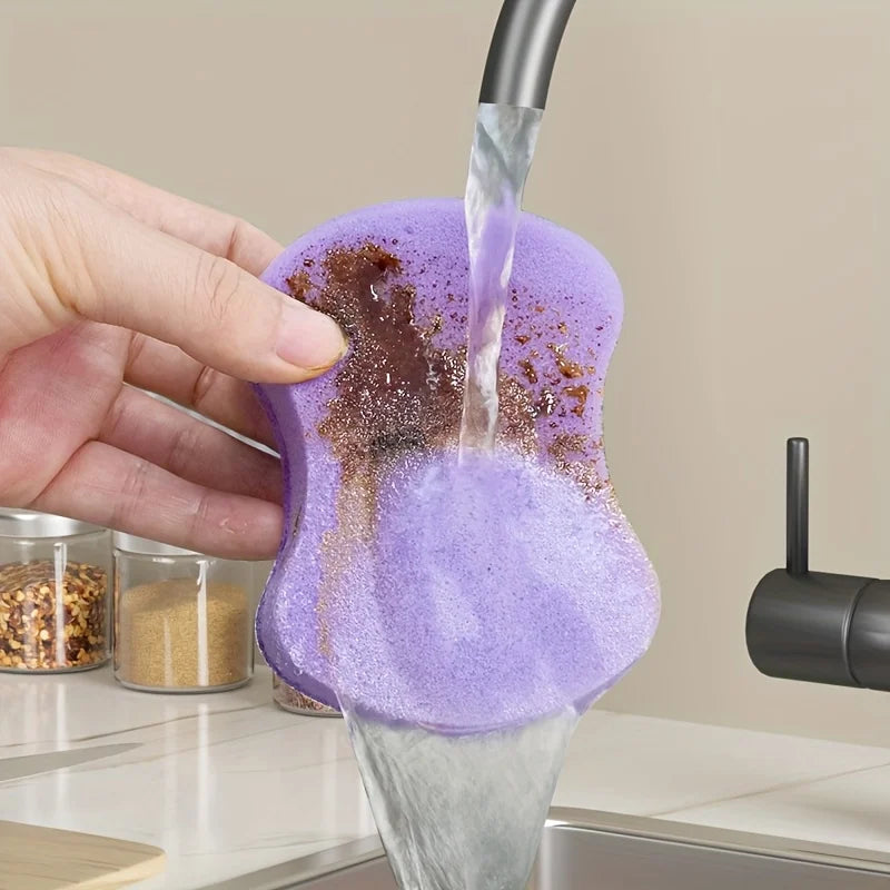 12pcs Dishwashing Sponges Cleaning Scrub Sponges Heavy Duty