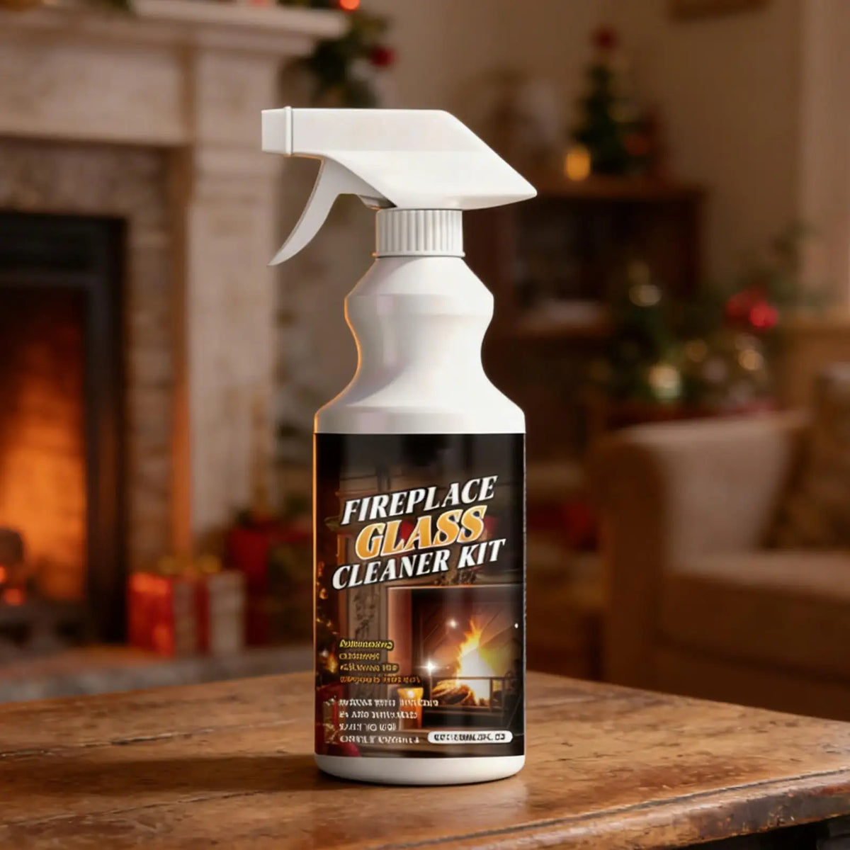 150ml Fireplace Glass Cleaner Heavy-Duty Cleaning Agent Remove