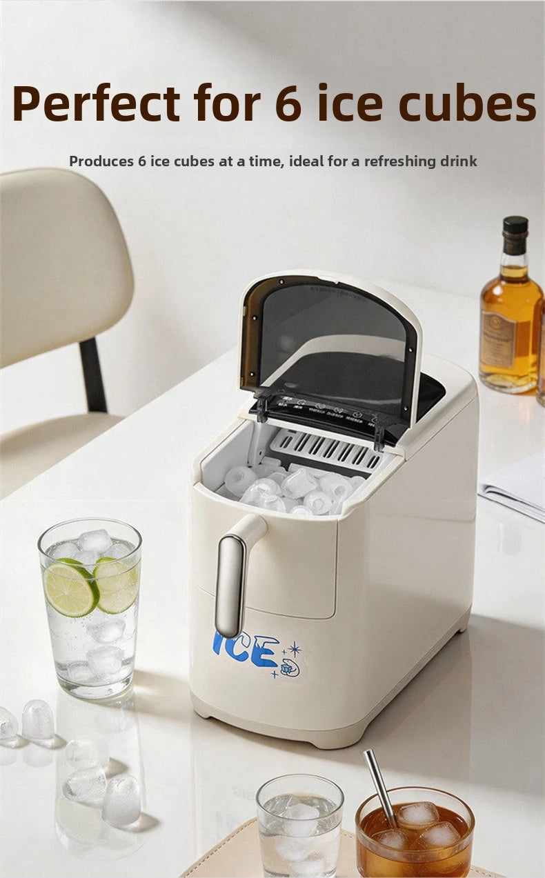 Mini Ice Maker Machine Dorm Student Automatic Ice