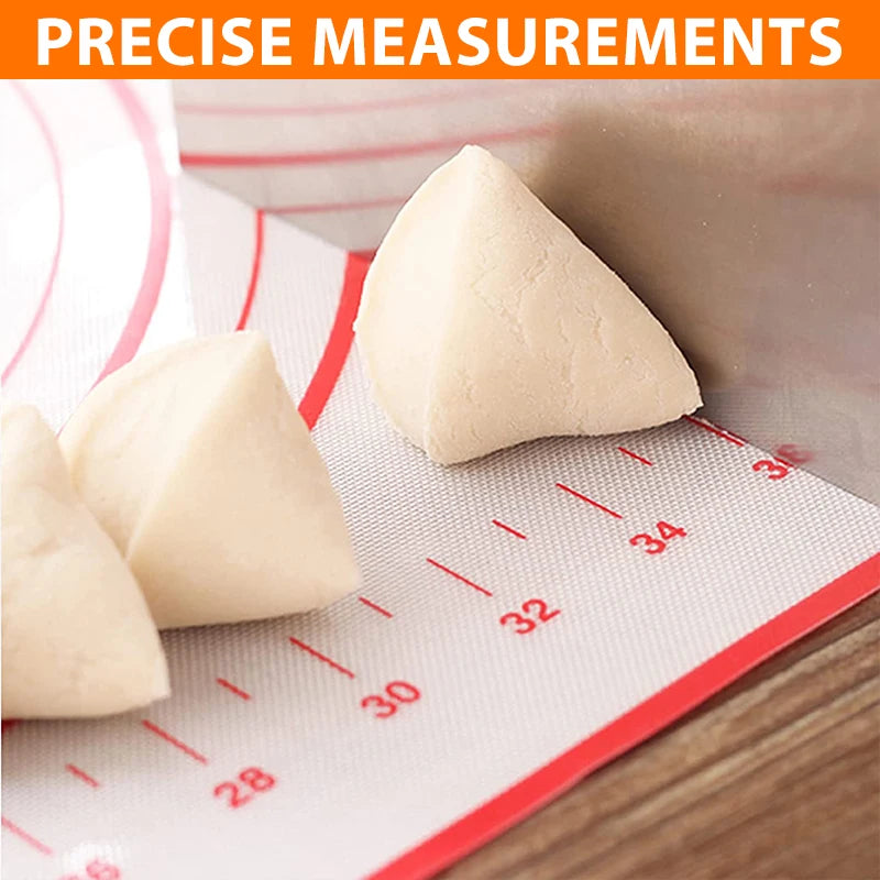Lager Silicone Pastry Mat Rolling Dough Measurement Thick