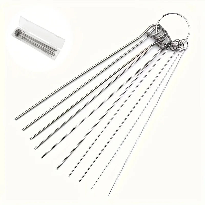 10 Stainless Steel Needle Shower Head Cleaning Brush