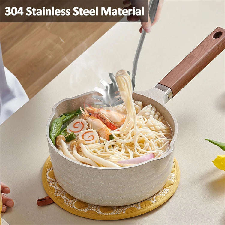 Lmetjma 304 Stainless Steel Utensils All Metal Long