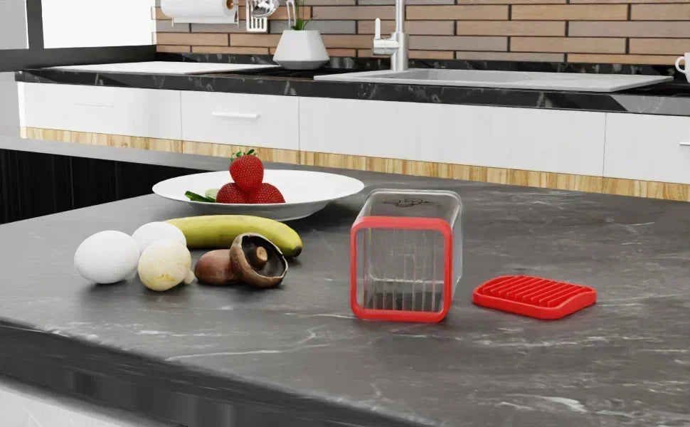 Strawberry Slicer - Fruit Slicer Container - Pro