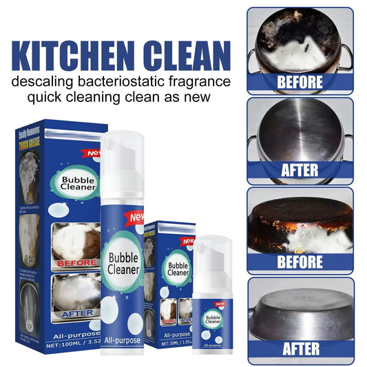 100ml/30ml Bubble Grease Cleaner Foam Cleaner Rust Remove
