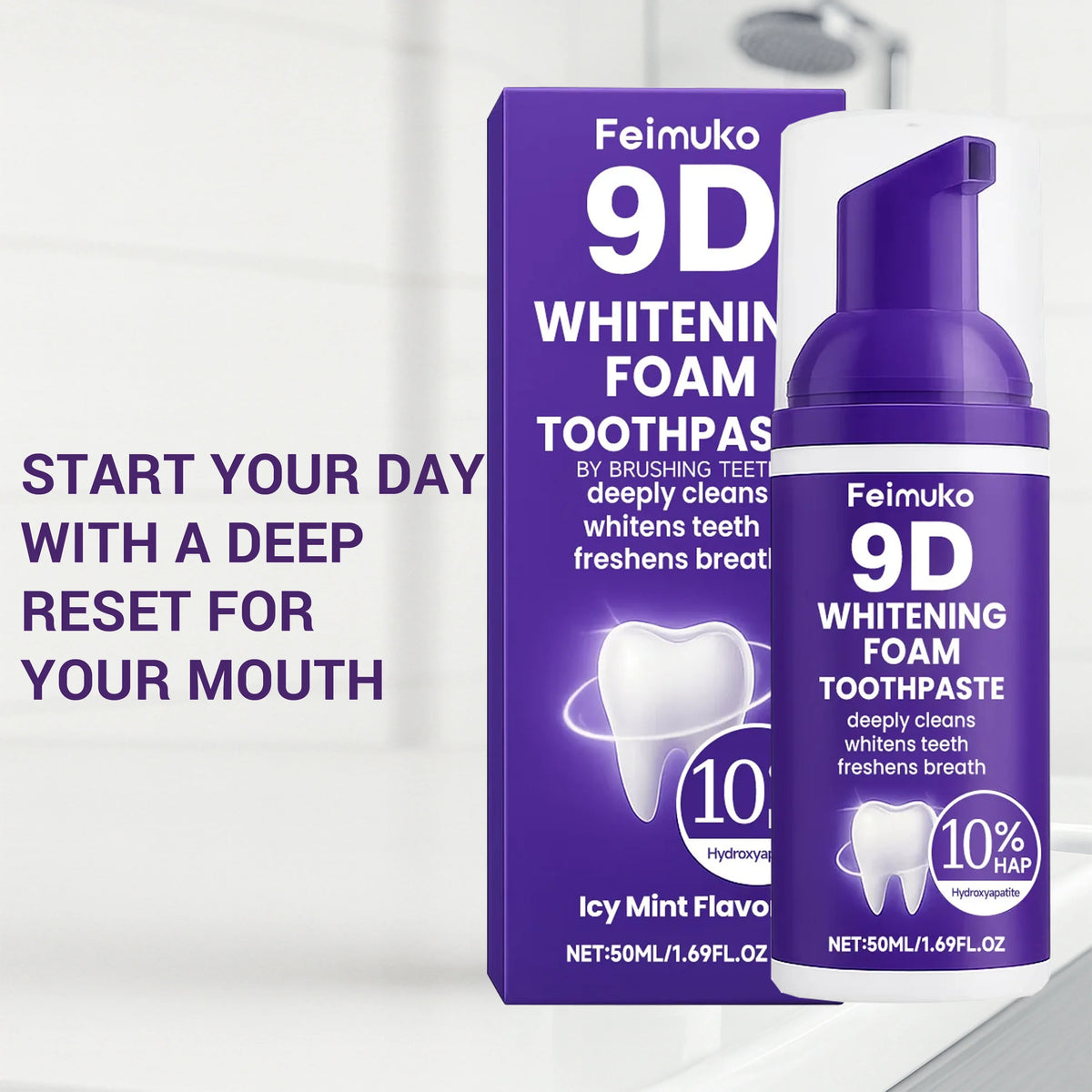 9d White 10 Hydroxyapatite Toothpaste Professional Dental Gel