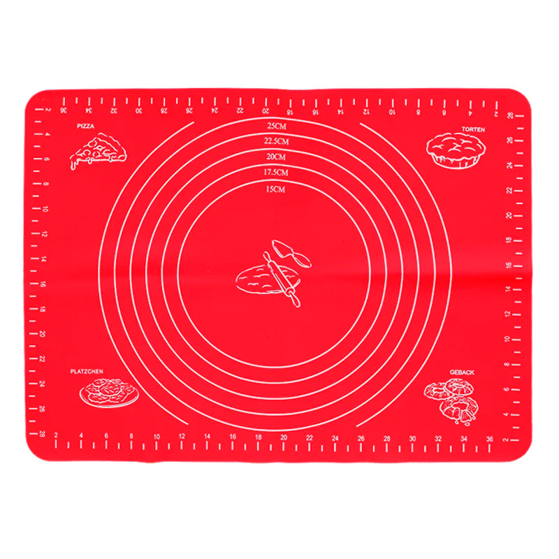 30x40cm Silicone Pastry Mat Non-Stick Thickening Mat Rolling
