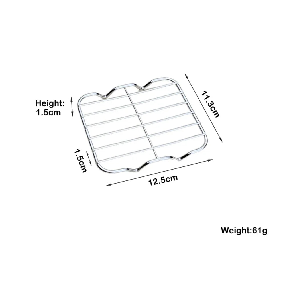 Stainless Steel Cooling Rack Non-Stick Silver Bbq Tray