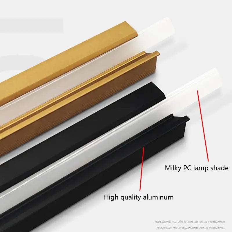 Aluminum Profile Bar Light Led Recessed Hidden 45degree