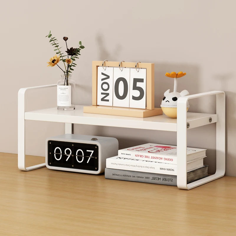 Multi-Layer Desk Organizer Rack Office Computer Table Storage