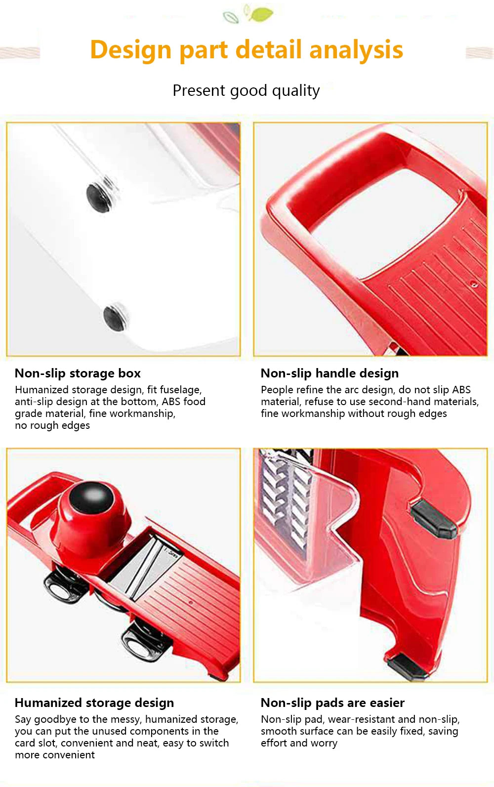 Vegetable Cutter Steel Blade Slicer Potato Peeler Carrot
