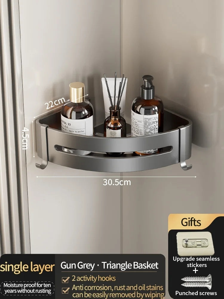 No Need To Drill Walls Installation Aluminum Bathroom