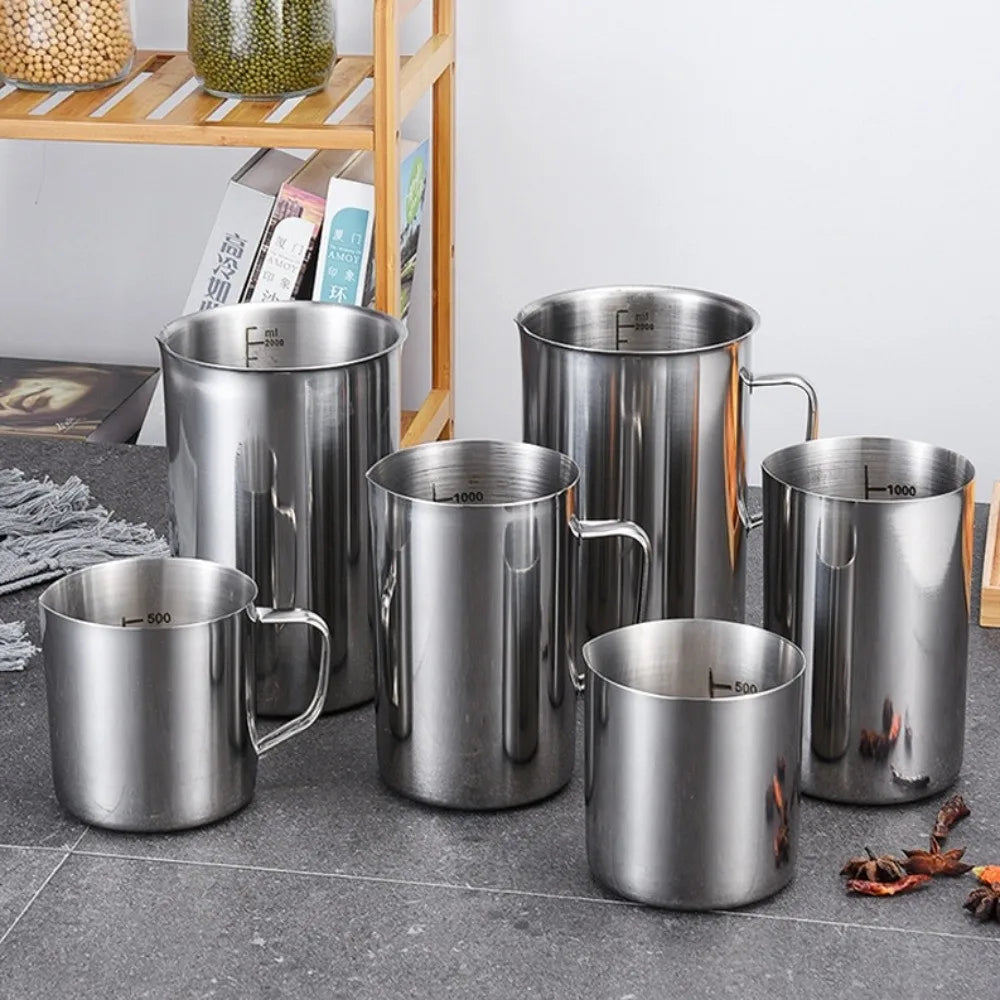 Stainless Steel Laboratory Beaker Scale Graduation Large Capacity