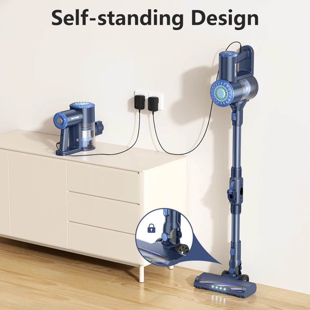 Prettycare W400 Cordless Vacuum Cleaner 25kpa 40 Mins