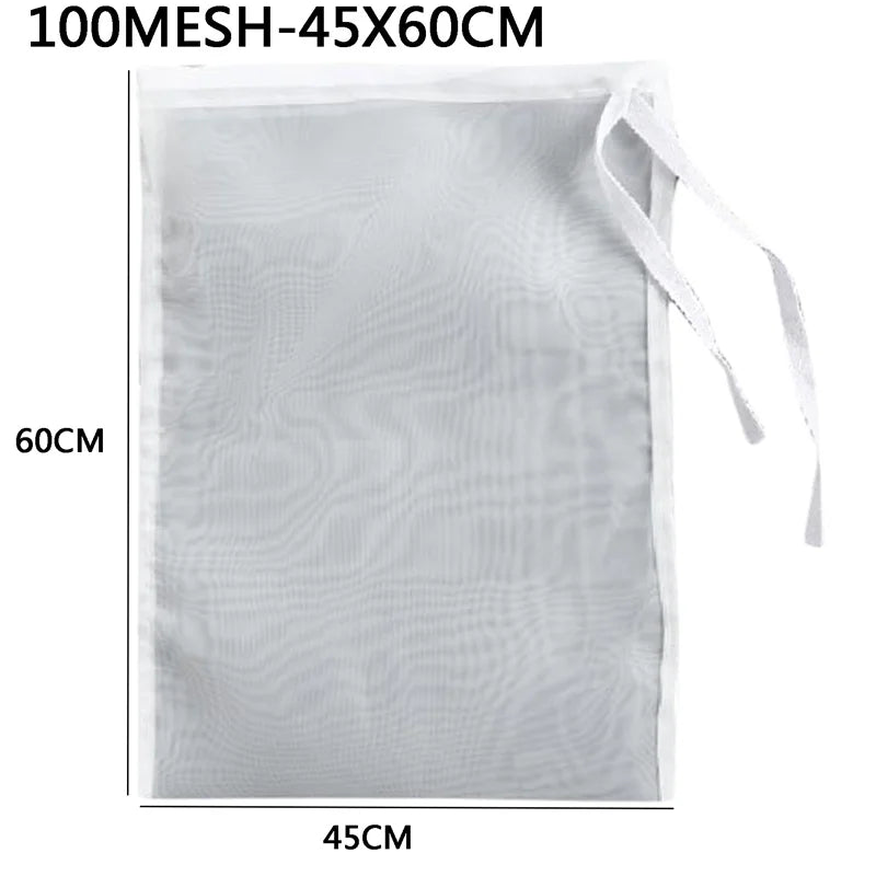 Nylon Filter Bags Vegetable Milk Strainer Sieve Drain