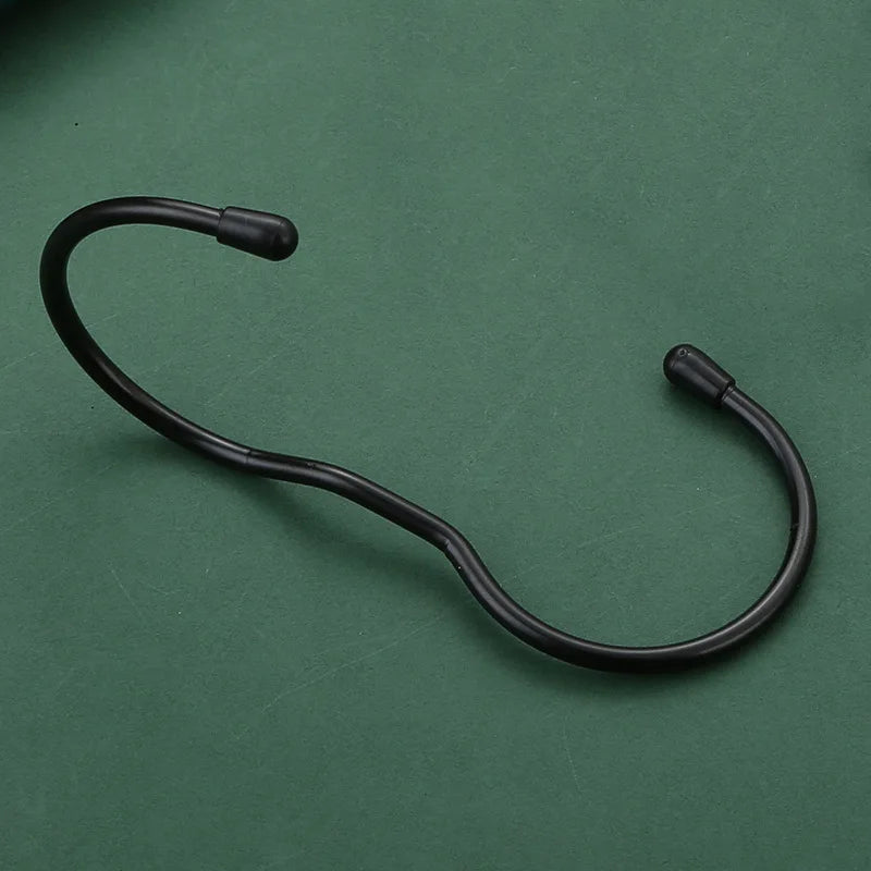 Shape Hooks Closet Hanging Twist Design Metal Bags
