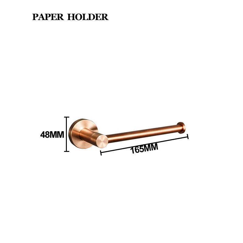 Brushed Rose Gold 304 Stainless Steel Bathroom Pendant