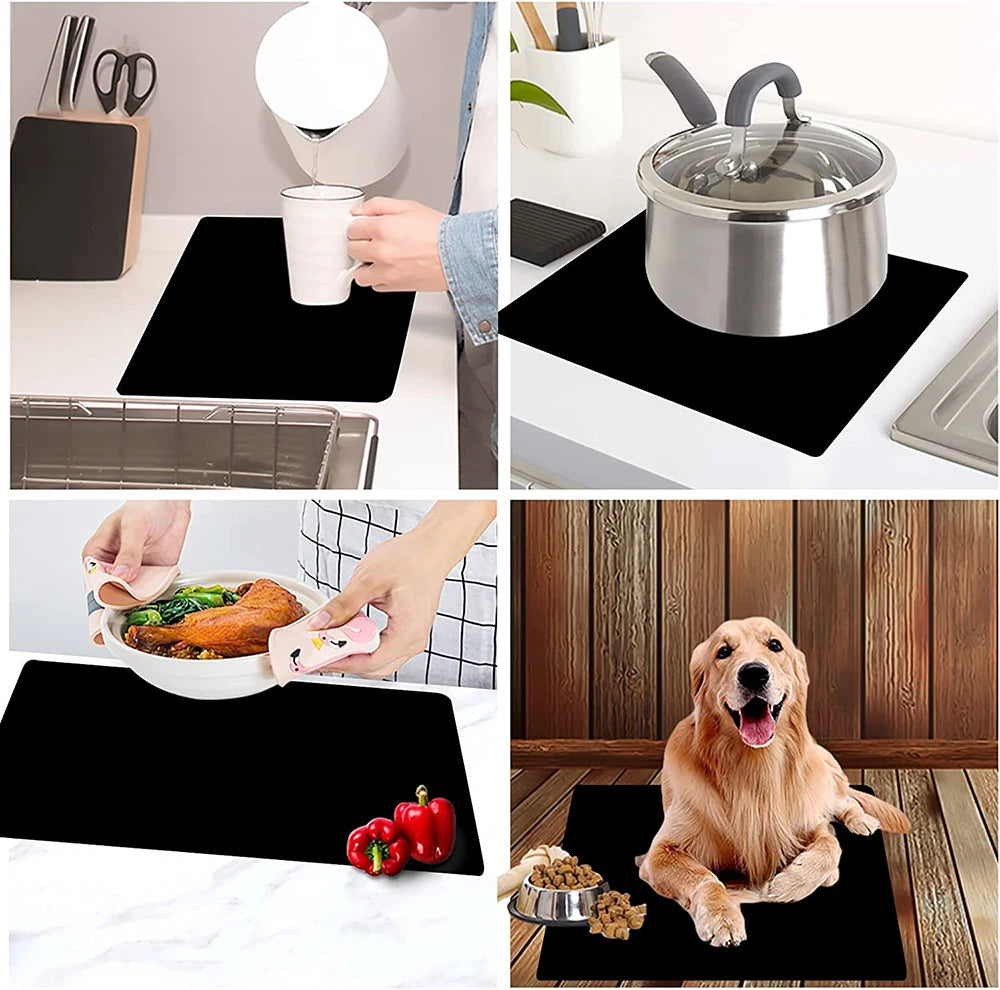 Soft Silicone Table Mat Large Multi Color Non-Slip