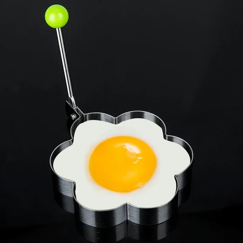 1-5pcs Stainless Steel Fried Egg Shaper Pancake Ring
