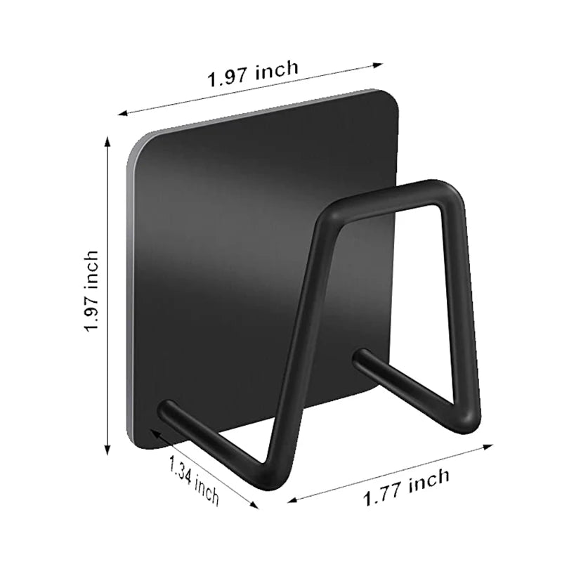 Stainless Steel Sink Sponges Holder Self Adhesive Drain
