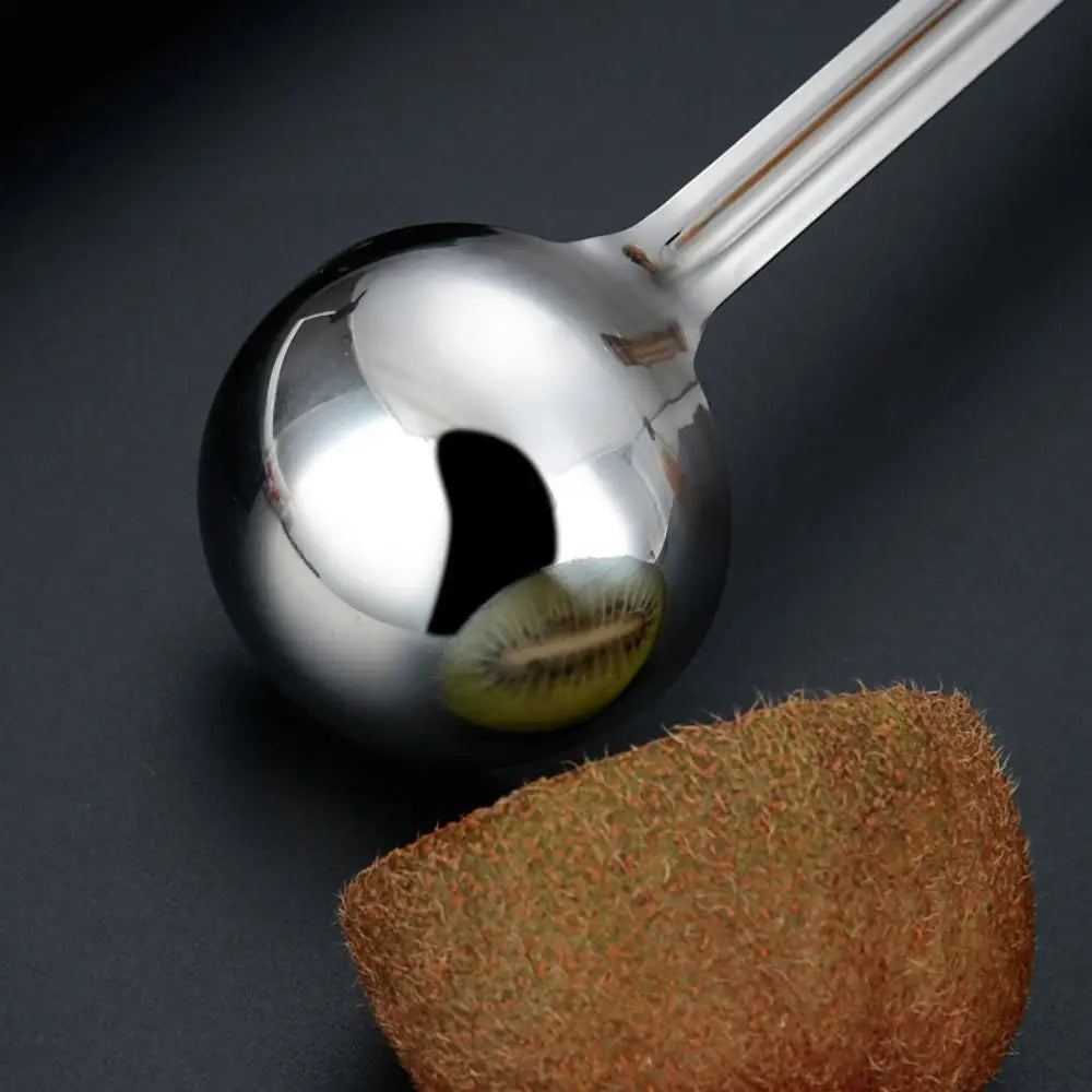 Cooking Utensils Stainless Steel Ramen Spoon Multi-Size Round