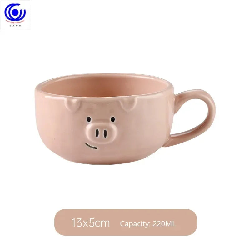 Cute Dish Ceramic Japanese Cartoon Tableware Creative Personality