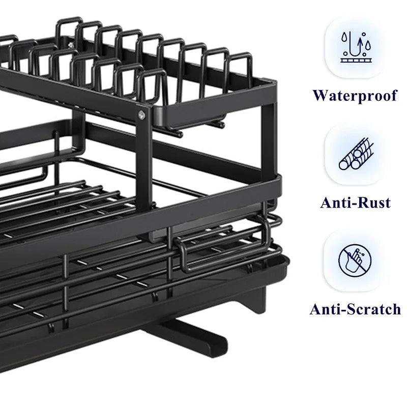 Dish Drying Rack Counter Large Dish Rack Drainboard