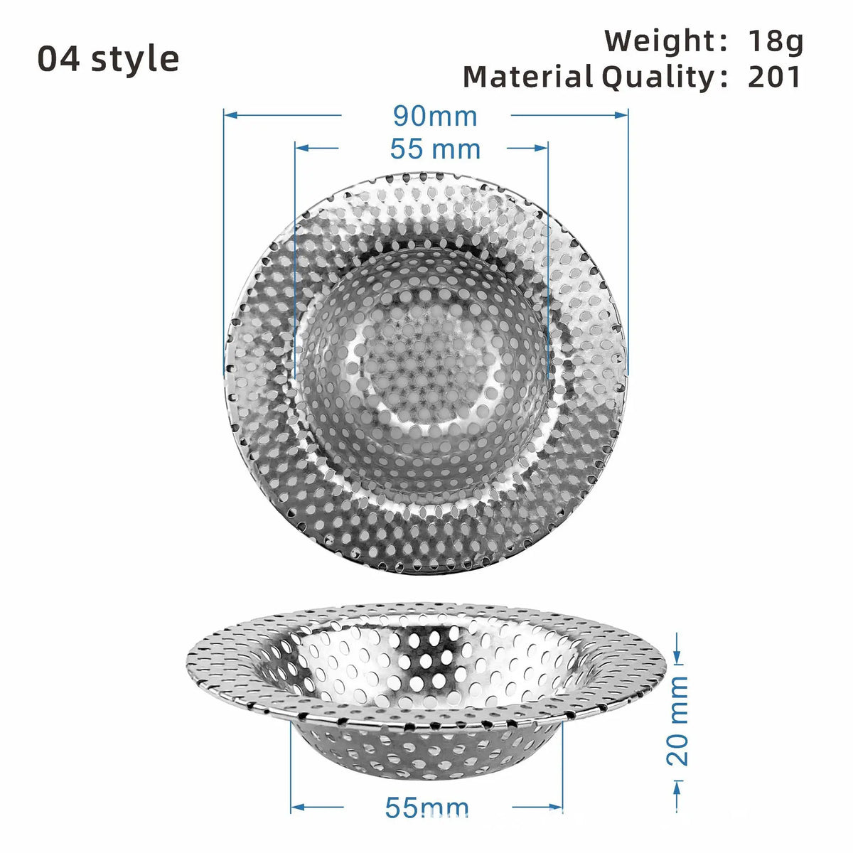 Sink Strainer Sink Grid Filter Stainless Steel Drain
