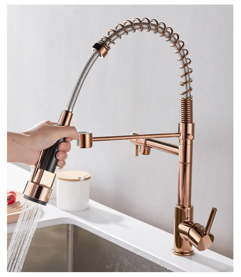 Gegve Faucets Removable Taps Brush Brass Faucet Water