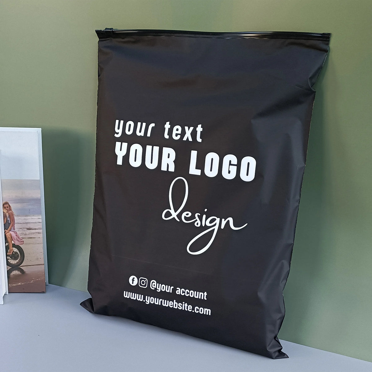 Custom Frosted Zipper Bag Storage Bag Clothing Swimsuit