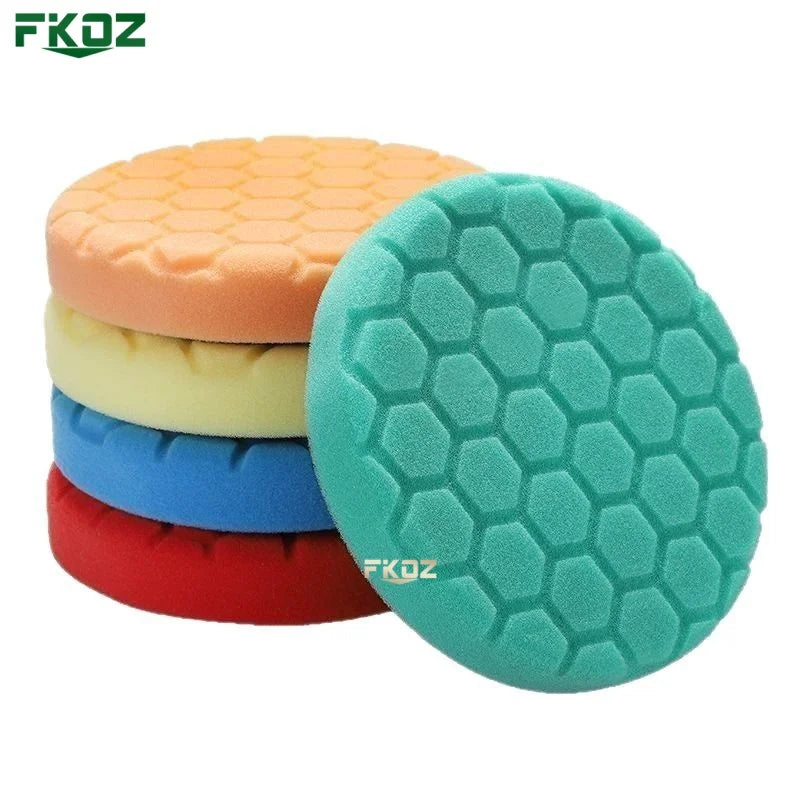 6/7 Inch Sponge Car Polisher Waxing Pads Buffing