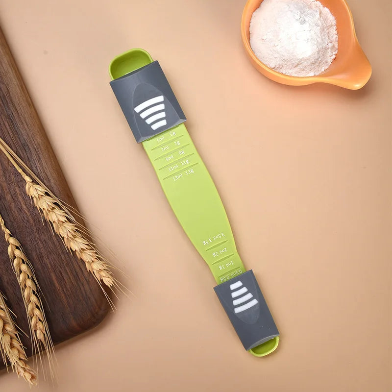 Measuring Spoon Adjustable Baking Measuring Spoon Scale Reusable