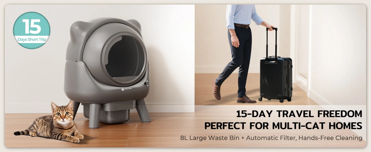 Smart Self Cleaning Automatic Cat Litter Box App