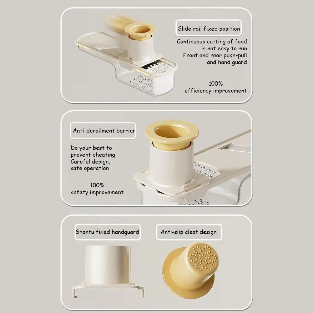 Ginger Garlic Cutter Slicer Grater Hand Guard