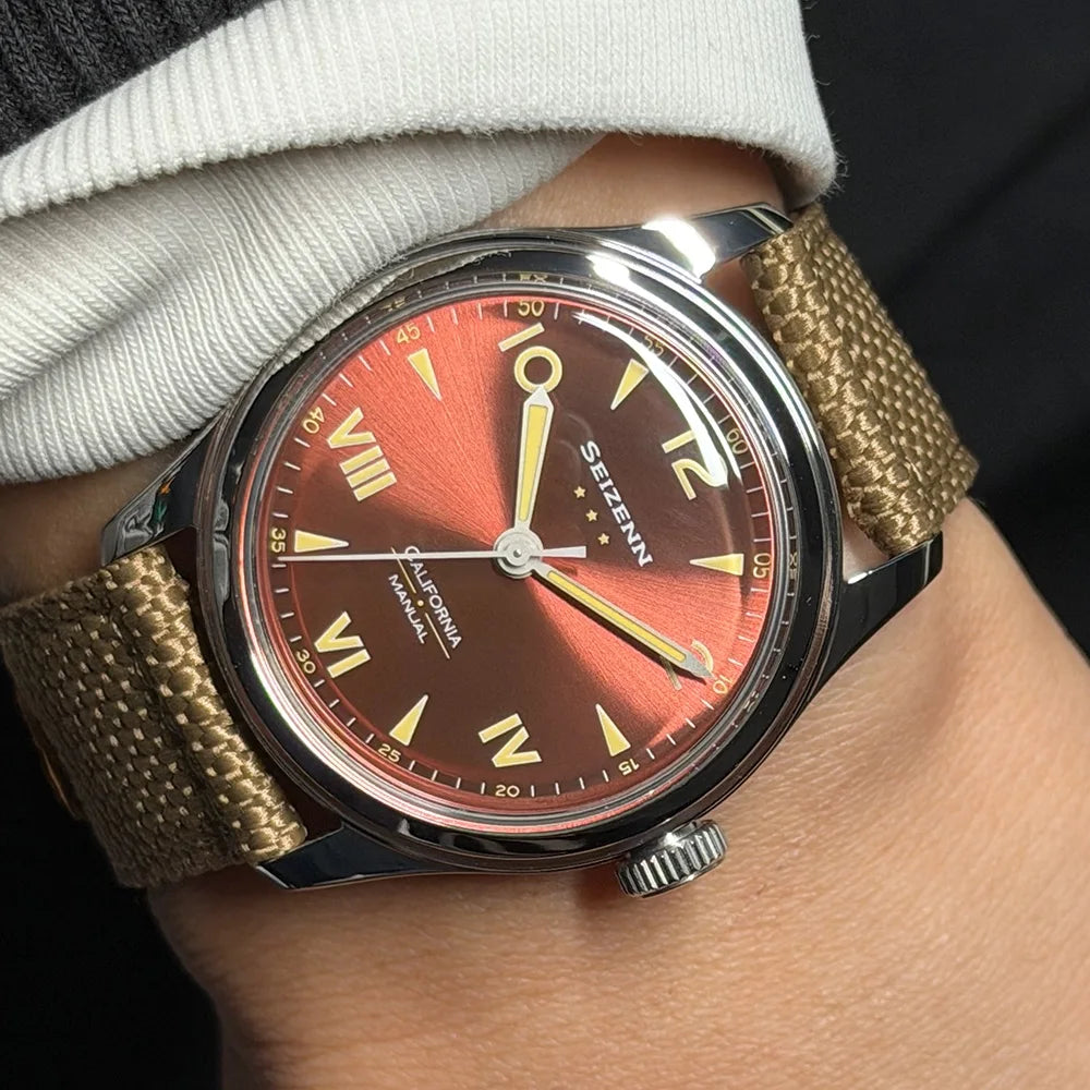 Classic Retro Arrow Pilot Watch Male Mens Wwii