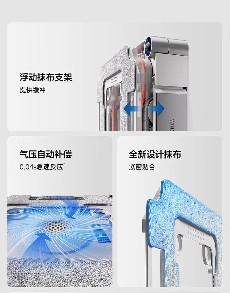 Ecovacs Winbot W3 Automatic Glass Wiping Water Spraying