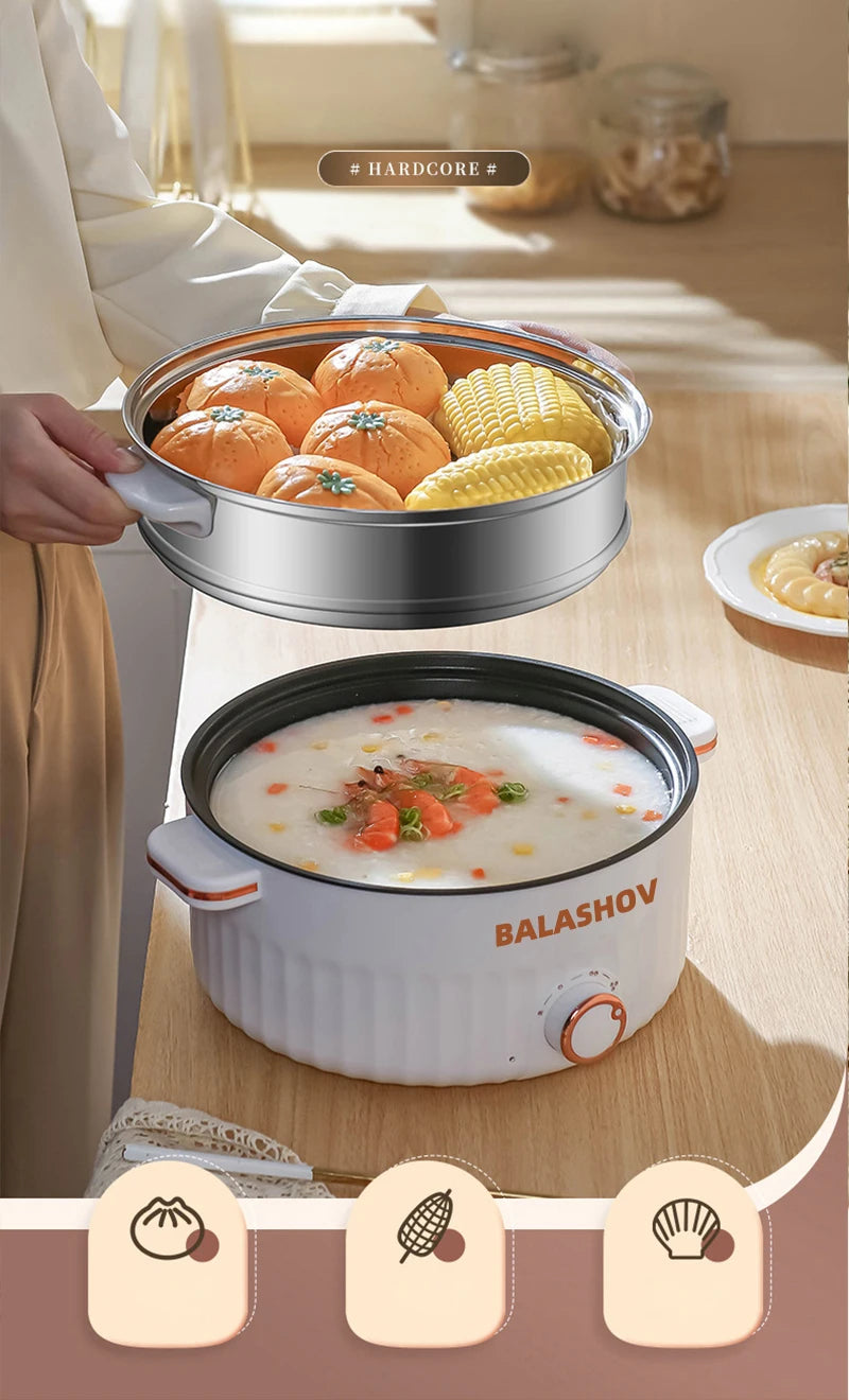 5l/3l Electric Rice Cooker Double Layer Pan Non-Stick