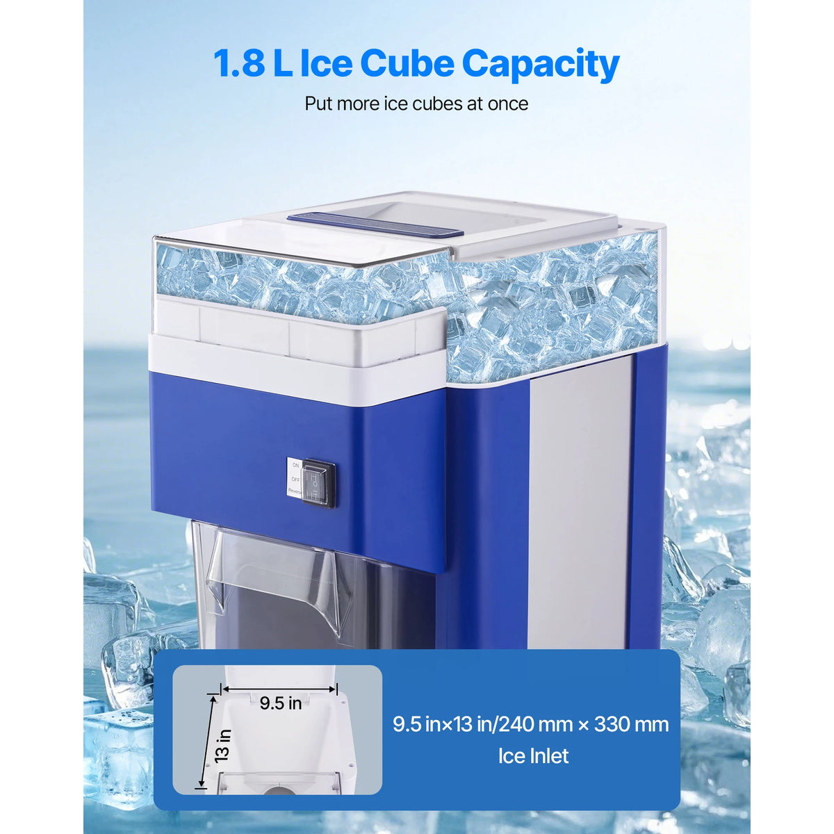 Succebuy 8l Commercial Ice Shaver Machine Electric Snow