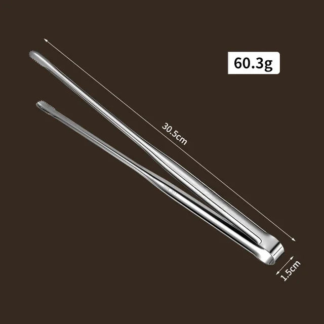 304 Stainless Steel Grill Bbq Tongs Cooking Utensils
