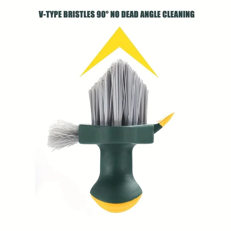 In Brush Squeegee Gap Groove Cleaning Glass Scraper