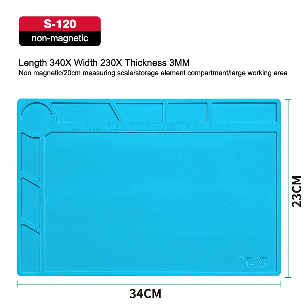 Anti-Static Esd Soldering Silicone Mat Heat-Resistant Work Pad