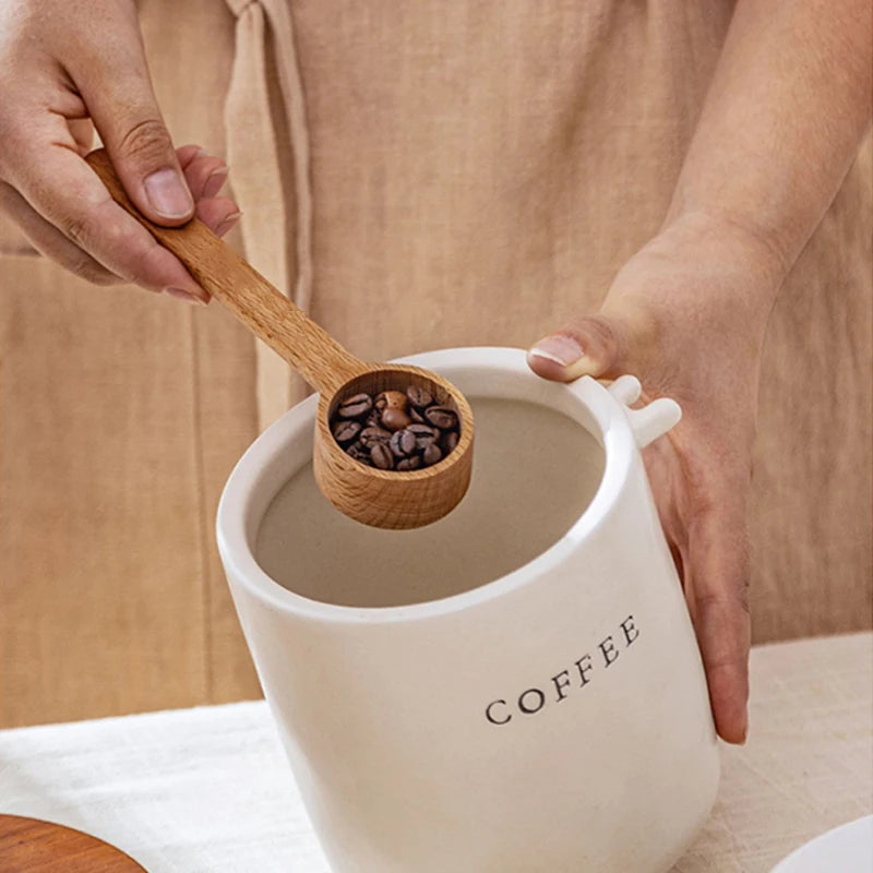 Wooden Measuring Spoon Measuring Spoons Tea Coffee Scoop